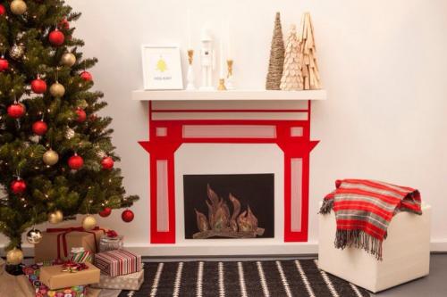Фальш-камины могут придать вашему дому волшебное настроение праздника 05