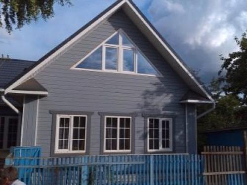 Варианты отделки фронтонов. Варианты декоративной отделки 07