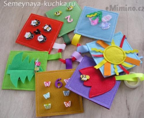 Советы по изготовлению книги из фетра. Развивающие книжки из фетра.