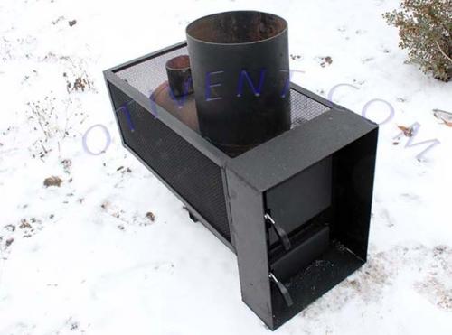 Печь для бани из трубы 530 горизонтальная. Выбор конструкции самодельной печки