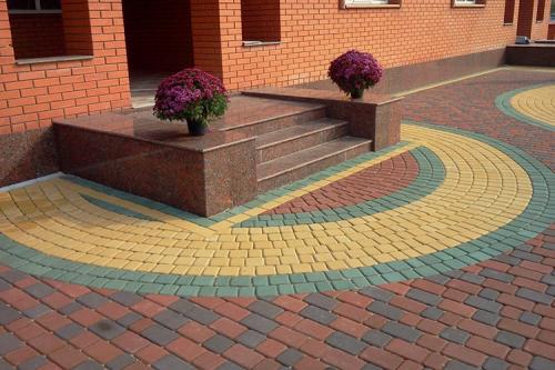 Дизайн тротуарной плитки перед домом. Обустраиваем придомовую территорию – тротуарная плитка во дворе частного дома