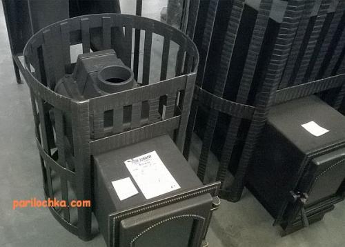 Железная печка для бани. Собираем заготовки в единую конструкцию 05