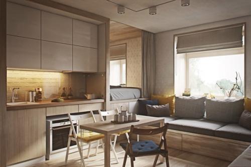 Квартира - студия 20 кв. м. 01