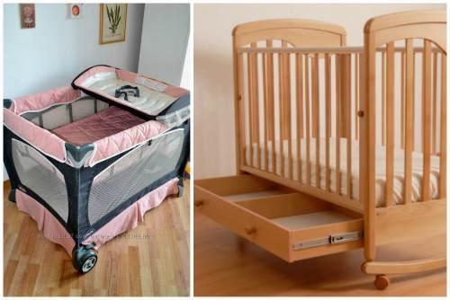 Детская кровать. Детская кроватка для новорожденного