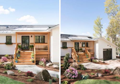 Закрытое крыльцо деревянного дома. Деревянное крыльцо