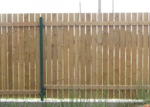 Забор из досок вертикальный. Фотоотчет 1: обычный забор из досок (штакетник)