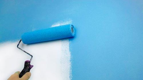 Краска для обоев под покраску: выбор и расчет расхода