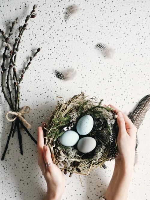 Как сделать гнездо для поделки. Декоративное гнездо своими руками