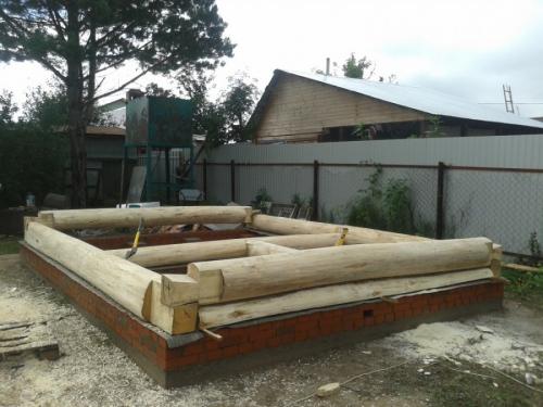 Строительство бани из бруса пошагово. Самостоятельная постройка бани из бруса