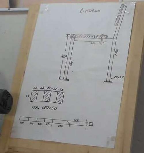 Скамейка своими руками из профильной трубы чертежи. Что необходимо для изготовления лавочки 03