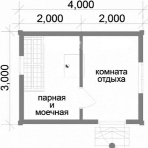 Как построить баню из бруса проекты. Проекты