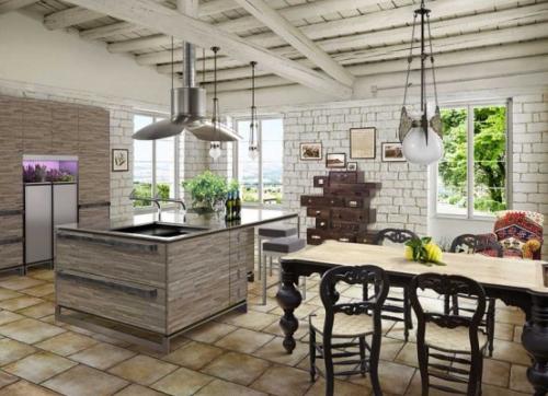 Потолок с открытыми балками. Стили интерьеров, где балочные конструкции наиболее уместны