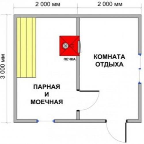 Как построить баню из бруса проекты. Проекты