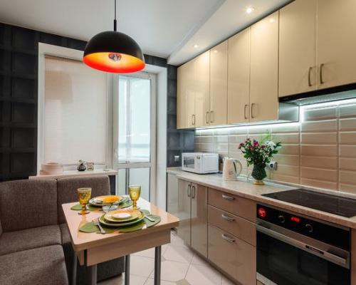 Красиво оформленная кухня 03