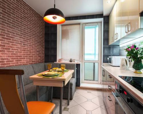 Красиво оформленная кухня 04