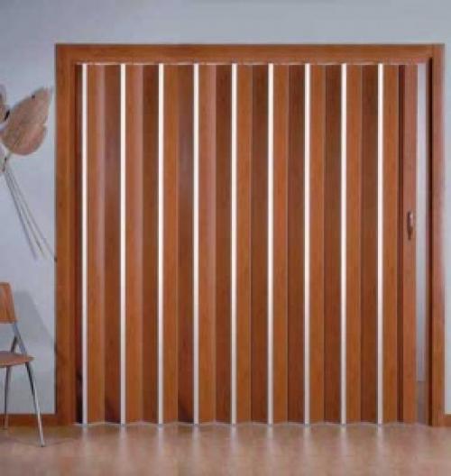 Межкомнатные двери гармошка, как установить. Из чего изготавливаются двери-гармошки