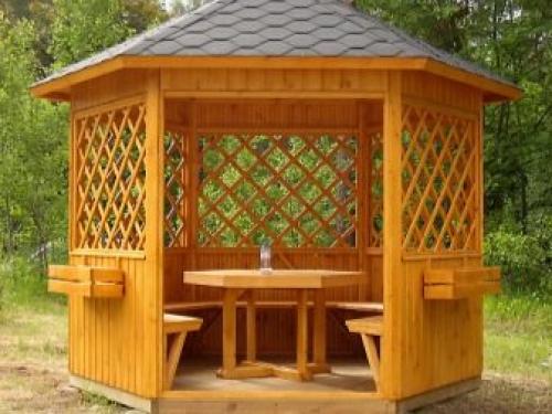 Проекты дачных беседок с мангалом. Особенности беседки с мангалом 11 Проекты дачных беседок с мангалом. Особенности беседки с мангалом 11