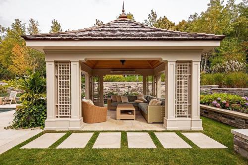 Проекты дачных беседок с мангалом. Особенности беседки с мангалом 17 Проекты дачных беседок с мангалом. Особенности беседки с мангалом 17