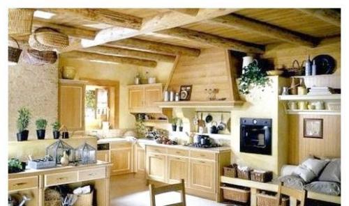 Кухня с балками. Декоративные балки на кухне: создаем свой стиль 02 Кухня с балками. Декоративные балки на кухне: создаем свой стиль 02