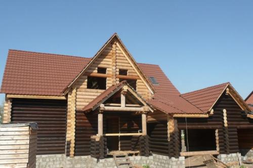 Дом из обычного бревна картинки. Красивые дома из оцилиндрованного бревна — стили, особенности дизайна, варианты оформления и украшения (135 фото)