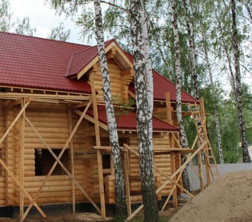 Дом из обычного бревна картинки. Красивые дома из оцилиндрованного бревна — стили, особенности дизайна, варианты оформления и украшения (135 фото)