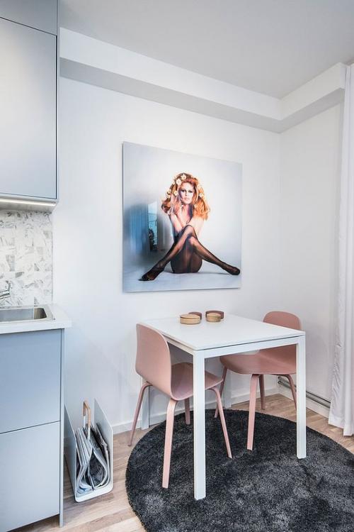 Функциональный дизайн однокомнатной квартиры площадью 25 кв. м 01