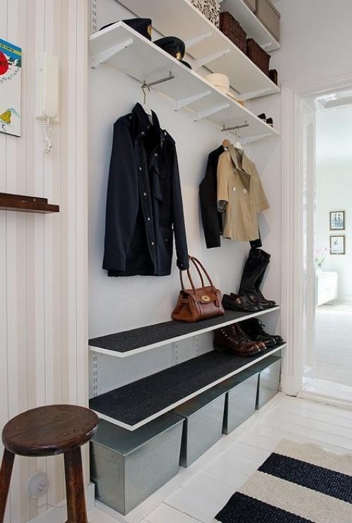 Обустройство маленькой прихожей 01