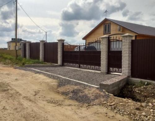 Оформление въезда на участок. Как сделать въезд на участок — этапы обустройства заезда, а также установление подпорных стенок! (фото и видео)