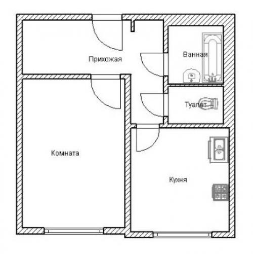 Как создать оптимальную планировку в однокомнатной квартире. Важность грамотной планировки однокомнатной квартиры