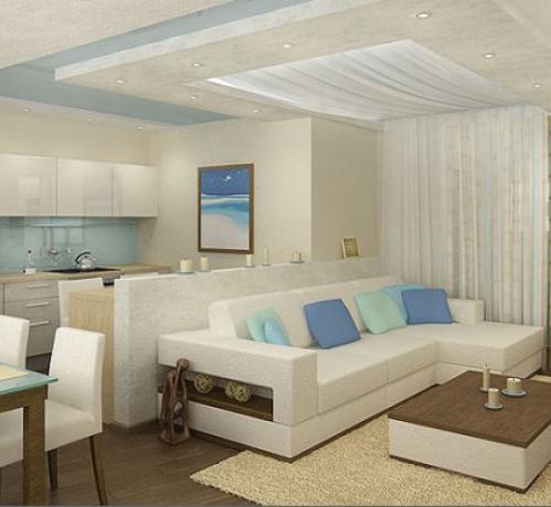 Зонирование однокомнатной квартиры с помощью перегородки. Подготовка и планирование пространства