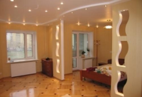 Идеи и варианты зонирования однокомнатных квартир. Способы зонирования 25