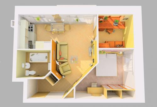 Однокомнатная квартира для семьи с тремя детьми. Варианты планировки однокомнатной квартиры для семьи из трех человек