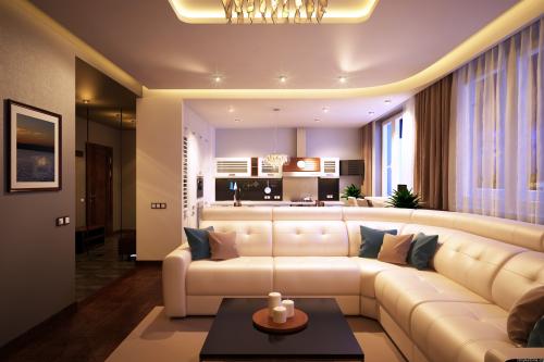 Планировка и дизайн квартиры 72 кв м. Дизайн квартиры 70 кв м: 11 проектов интерьеров от ГК «Фундамент» 03