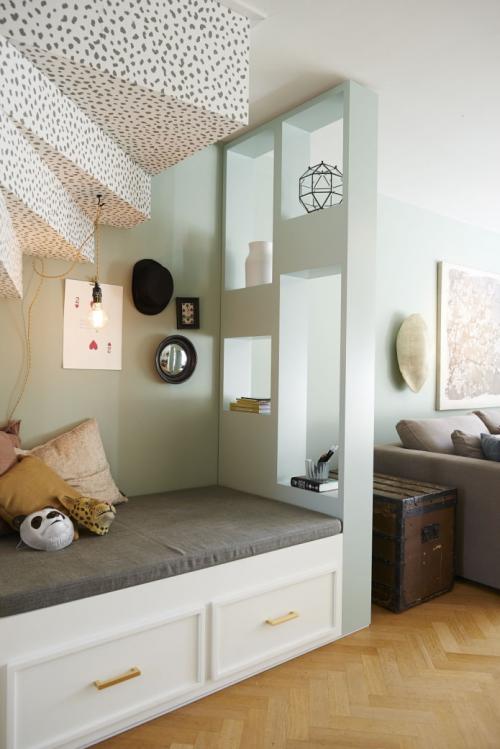 Дизайн однокомнатной хрущевки с двумя детьми. Однокомнатная 24