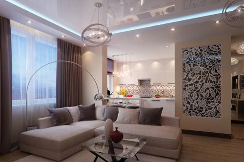 Дизайн однокомнатной квартиры для семьи из 5 человек. Современный дизайн однокомнатной квартиры