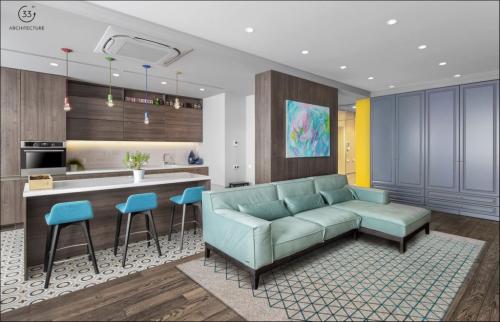 Дизайн однокомнатной квартиры для семьи из 5 человек. Современный дизайн однокомнатной квартиры