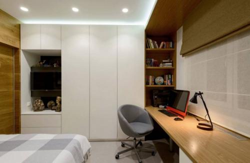 Дизайн однокомнатной квартиры для семьи с двумя детьми. Дизайн 1 комнатной квартиры для семьи с ребенком: удачное зонирование