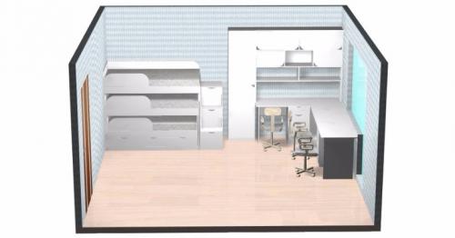 Крохотная трехкомнатная квартира с двумя детскими. Распределение 3 комнатной квартиры.. помогите решить, какую комнату выделить детям..