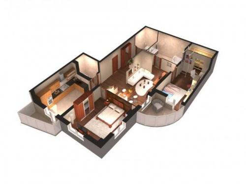 Дизайн трехкомнатной квартиры в современном стиле. Трехкомнатная квартира: планировка и правильное использование пространства. Выбор материалов отделки, мебели и света (фото + видео)