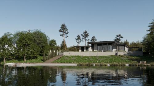 Планировка одноэтажного загородного дома. Наедине с природой: как мы спроектировали одноэтажный дом площадью 700 м на берегу реки