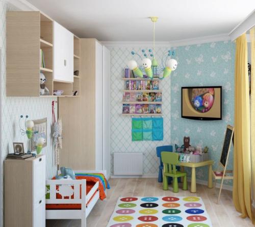 Дизайн комнаты 14 кв м для семьи с ребенком. Детская 14 кв. м. — примеры оптимального дизайна интерьера и советы по оформлению детской (105 фото)