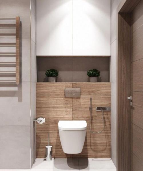 Как организовать пространство в маленьком туалете. Отделка маленького туалета