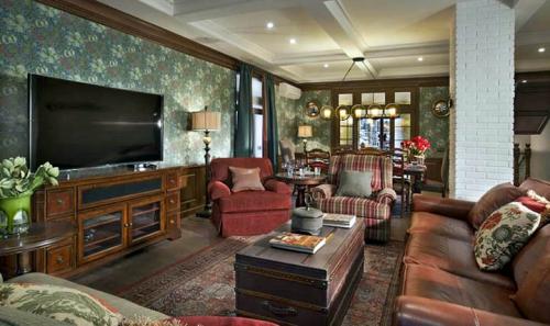 Какие популярные стили дизайна интерьера подходят для загородного дома. Английский стиль