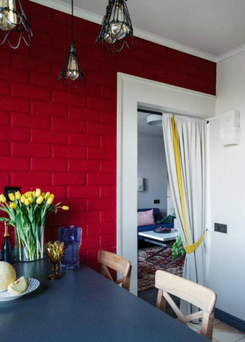 Ремонт однушки для семьи с двумя детьми. Интерьер однокомнатной квартиры для семьи с ребенком 11