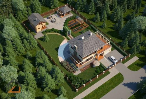 Как выполнить зонирование участка: 130 фото практичных идей и проектов, разделение зон на участке, применение ландшафтного дизайна 09 Как выполнить зонирование участка: 130 фото практичных идей и проектов, разделение зон на участке, применение ландшафтного дизайна 09