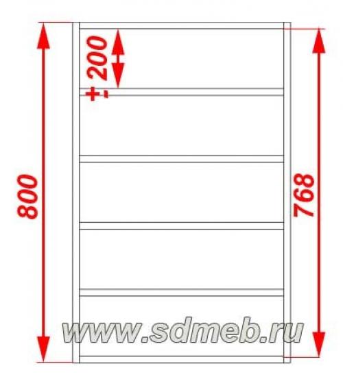 Как правильно измерить место для строительства полки на лагах. Размечаем полки в коробе