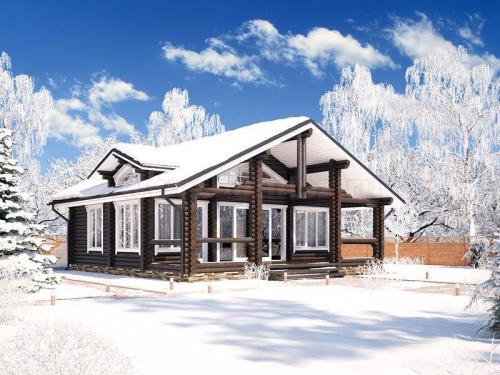 Интерьер дома из клееного бруса в нормандском стиле: советы по созданию уютного дома 05