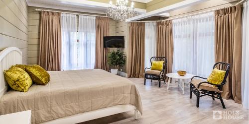 Интерьер дома из клееного бруса в нормандском стиле: советы по созданию уютного дома 10