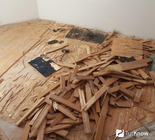 Укладка пола из шпунтованной доски. Монтаж шпунтованной доски 07 Укладка пола из шпунтованной доски. Монтаж шпунтованной доски 07