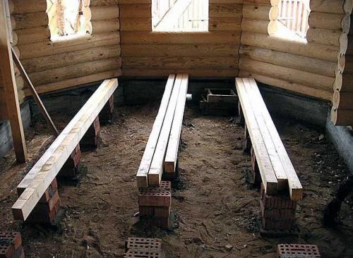 Укладка пола на лаги своими руками пошаговая инструкция. Укладка лаг по кирпичным столбикам 09